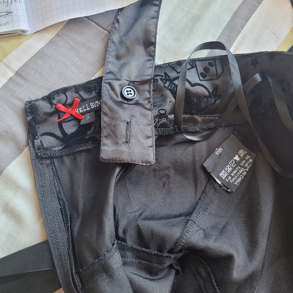 Hell Bunny Satin Tattoo Dress, VGUC, Size S - Picture 8 of 11